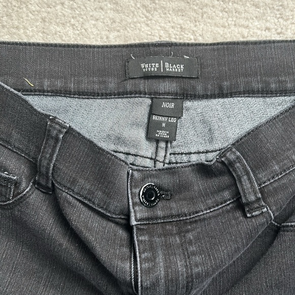 White House Black Market noir Skinny jeans-Medium - Picture 2 of 5